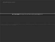 Tablet Screenshot of almahome.com